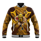 Hawthorn Hawks Australian Football Baseball Jacket Fierce Bird Mascot - Bold Team Colors