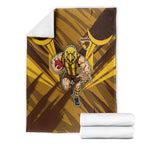 Hawthorn Hawks Australian Football Blanket Fierce Bird Mascot - Bold Team Colors