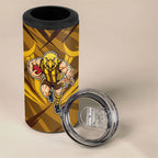 Hawthorn Hawks Australian Football 4 in 1 Can Cooler Tumbler Fierce Bird Mascot - Bold Team Colors