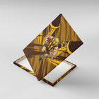 Hawthorn Hawks Australian Football Canvas Wall Art Fierce Bird Mascot - Bold Team Colors