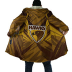 Hawthorn Hawks Australian Football Cloak Fierce Bird Mascot - Bold Team Colors