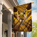 Hawthorn Hawks Australian Football Garden Flag Fierce Bird Mascot - Bold Team Colors