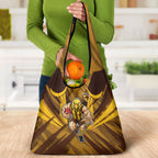 Hawthorn Hawks Australian Football Grocery Bag Fierce Bird Mascot - Bold Team Colors