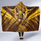 Hawthorn Hawks Australian Football Hooded Blanket Fierce Bird Mascot - Bold Team Colors