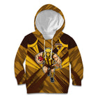 Hawthorn Hawks Australian Football Kid Hoodie Fierce Bird Mascot - Bold Team Colors