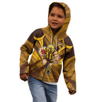 Hawthorn Hawks Australian Football Kid Hoodie Fierce Bird Mascot - Bold Team Colors