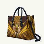 Hawthorn Hawks Australian Football Leather Bag Fierce Bird Mascot - Bold Team Colors