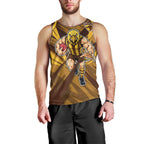 Hawthorn Hawks Australian Football Men Tank Top Fierce Bird Mascot - Bold Team Colors