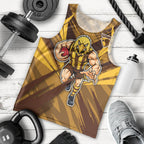 Hawthorn Hawks Australian Football Men Tank Top Fierce Bird Mascot - Bold Team Colors