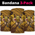 Hawthorn Hawks Australian Football Neck Gaiter Fierce Bird Mascot - Bold Team Colors