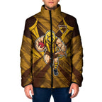 Hawthorn Hawks Australian Football Padded Jacket Fierce Bird Mascot - Bold Team Colors