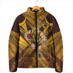 Hawthorn Hawks Australian Football Padded Jacket Fierce Bird Mascot - Bold Team Colors