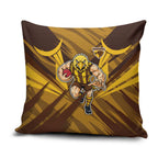 Hawthorn Hawks Australian Football Pillow Cover Fierce Bird Mascot - Bold Team Colors