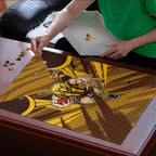 Hawthorn Hawks Australian Football Puzzle Fierce Bird Mascot - Bold Team Colors