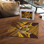 Hawthorn Hawks Australian Football Puzzle Fierce Bird Mascot - Bold Team Colors