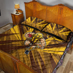 Hawthorn Hawks Australian Football Quilt Bed Set Fierce Bird Mascot - Bold Team Colors