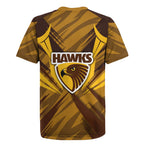 Hawthorn Hawks Australian Football Rugby Jersey Fierce Bird Mascot - Bold Team Colors