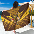 Hawthorn Hawks Australian Football Sarong Fierce Bird Mascot - Bold Team Colors