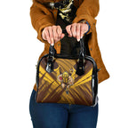 Hawthorn Hawks Australian Football Shoulder Handbag Fierce Bird Mascot - Bold Team Colors
