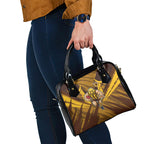 Hawthorn Hawks Australian Football Shoulder Handbag Fierce Bird Mascot - Bold Team Colors