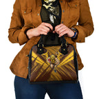 Hawthorn Hawks Australian Football Shoulder Handbag Fierce Bird Mascot - Bold Team Colors