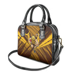 Hawthorn Hawks Australian Football Shoulder Handbag Fierce Bird Mascot - Bold Team Colors
