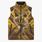 Hawthorn Hawks Australian Football Sleeveless Puffer Jacket Fierce Bird Mascot - Bold Team Colors