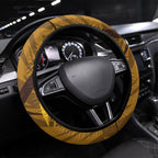 Hawthorn Hawks Australian Football Steering Wheel Cover Fierce Bird Mascot - Bold Team Colors