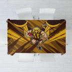 Hawthorn Hawks Australian Football Tablecloth Fierce Bird Mascot - Bold Team Colors