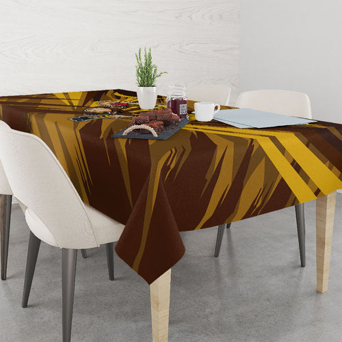 Hawthorn Hawks Australian Football Tablecloth Fierce Bird Mascot - Bold Team Colors