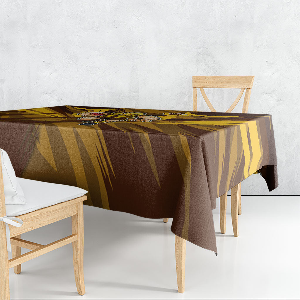 Hawthorn Hawks Australian Football Tablecloth Fierce Bird Mascot - Bold Team Colors