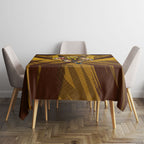 Hawthorn Hawks Australian Football Tablecloth Fierce Bird Mascot - Bold Team Colors