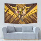 Hawthorn Hawks Australian Football Tapestry Fierce Bird Mascot - Bold Team Colors