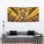 Hawthorn Hawks Australian Football Tapestry Fierce Bird Mascot - Bold Team Colors
