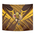 Hawthorn Hawks Australian Football Tapestry Fierce Bird Mascot - Bold Team Colors