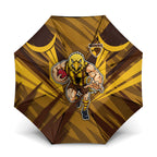 Hawthorn Hawks Australian Football Umbrella Fierce Bird Mascot - Bold Team Colors