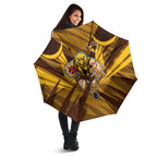 Hawthorn Hawks Australian Football Umbrella Fierce Bird Mascot - Bold Team Colors