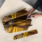 Hawthorn Hawks Australian Football Umbrella Fierce Bird Mascot - Bold Team Colors