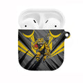 Richmond Tigers Australian Football AirPods Case Fierce Tiger Mascot - Bold Team Colors