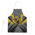 Richmond Tigers Australian Football Apron Fierce Tiger Mascot - Bold Team Colors