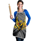 Richmond Tigers Australian Football Apron Fierce Tiger Mascot - Bold Team Colors