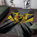 Richmond Tigers Australian Football Area Rug Fierce Tiger Mascot - Bold Team Colors