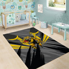 Richmond Tigers Australian Football Area Rug Fierce Tiger Mascot - Bold Team Colors
