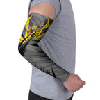 Richmond Tigers Australian Football Arm Sleeves Fierce Tiger Mascot - Bold Team Colors