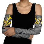 Richmond Tigers Australian Football Arm Sleeves Fierce Tiger Mascot - Bold Team Colors