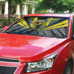 Richmond Tigers Australian Football Auto Sun Shade Fierce Tiger Mascot - Bold Team Colors