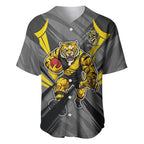 Richmond Tigers Australian Football Baseball Jersey Fierce Tiger Mascot - Bold Team Colors