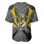 Richmond Tigers Australian Football Baseball Jersey Fierce Tiger Mascot - Bold Team Colors