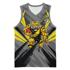 Richmond Tigers Australian Football Basketball Jersey Fierce Tiger Mascot - Bold Team Colors
