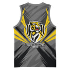 Richmond Tigers Australian Football Basketball Jersey Fierce Tiger Mascot - Bold Team Colors
